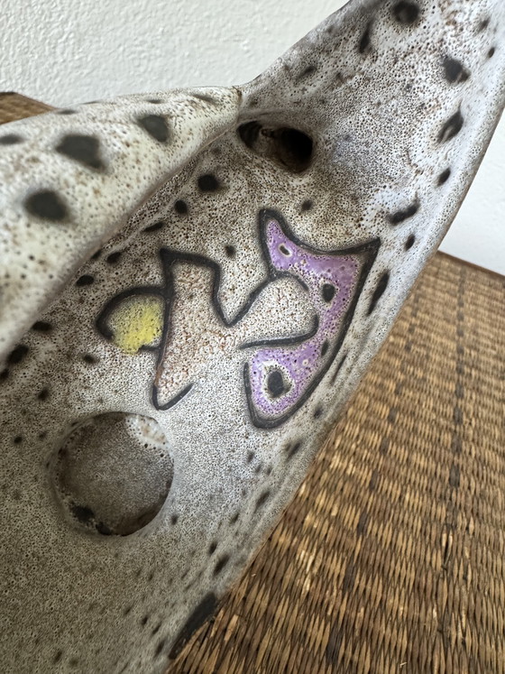 Image 1 of Keramisch sieradenbakje van Vallauris Bessone uit de jaren 60.