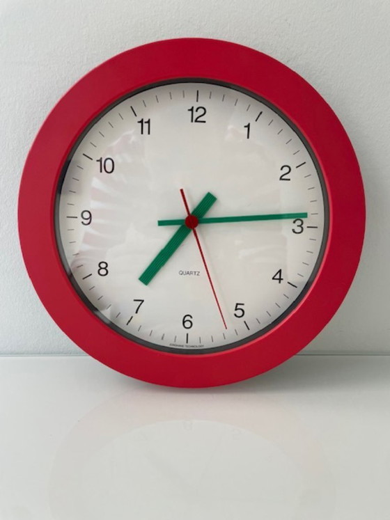 Image 1 of Junghans Memphis style wandklok – postmodern design