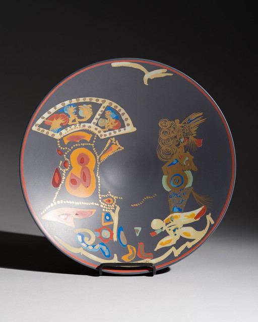 Piatto da portata in porcellana artistica "Liguria" Gilbert Portanier Rosenthal