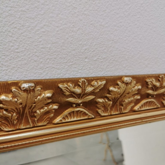 Image 1 of Grote Vintage Barok brocante schouwspiegel spiegel