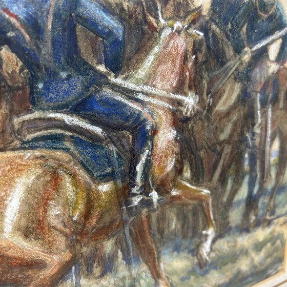 Image 1 of La caballería se prepara para la guerra - Gerard Westermann