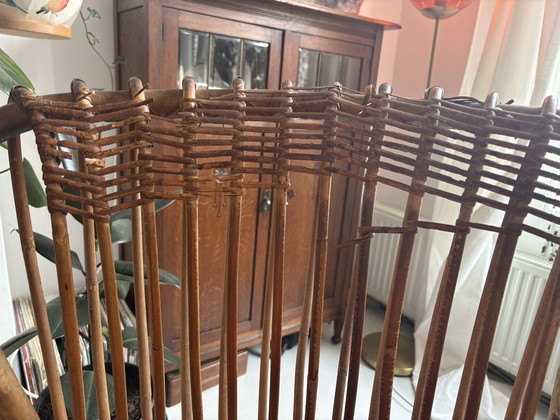 Image 1 of franco albini margherita rattan fauiteil