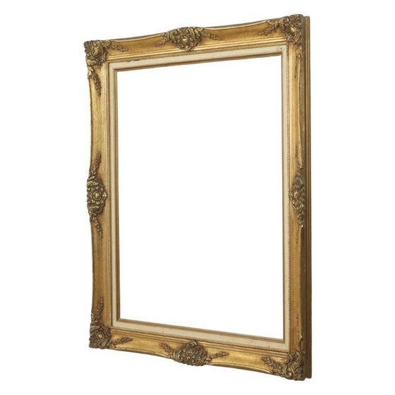 Image 1 of Grote Gouden Lijst Barok Stijl 73x63cm