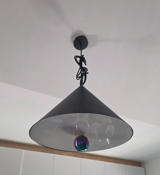 3 Cherry Pendant lamps - Petite Friture – Textile, Aluminium (photo 2 of 7)
