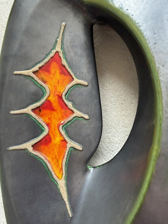 Image 1 of Vase Roberto Rigon pour Bertoncello Ceramiche d'Arte modèle 2/A 