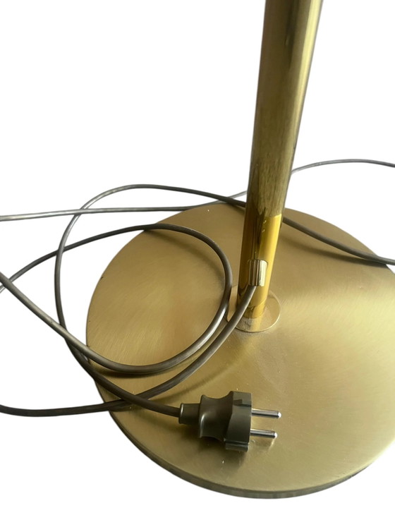 Vintage Messing Vloerlamp met Scharnierende Arm – Verstelbare Leeslamp Jaren 70 Stijl – Mid Century Modern (photo 10 of 17)
