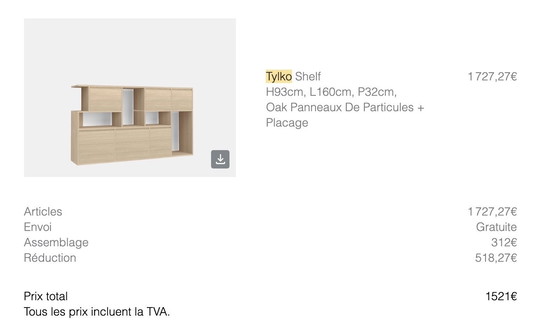 Image 1 of Tylko Regal – Premium Eichenholz-Design – Neuwertig