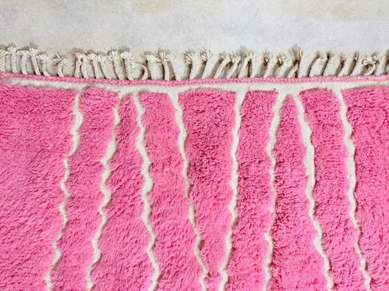 Handmade Traditional Pink Berber Rug, Beni Ouraïne Style, 200/300 cm – Aime Té, Rugs & carpets, Wool (photo 7 of 9)