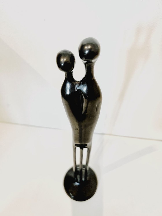 Image 1 of Scultura di Louise Hederström - Due-Unità - originale con adesivo - scultura di design 42 cm