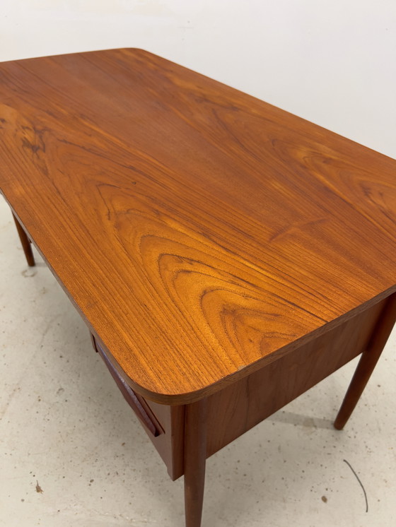 Image 1 of Teak Desk By Gunner Nielsen For Tibergaard