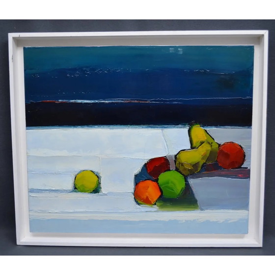 Michel Petiot, bekend als Micha "The Fruits" (1989) Canvas, gesigneerd – Schilderijen & Tekeningen (photo 11 of 11)