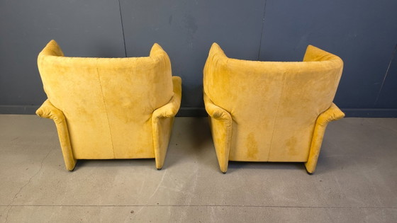 Image 1 of Porto Venere banken van Vico Magistretti voor Cassina, jaren 80