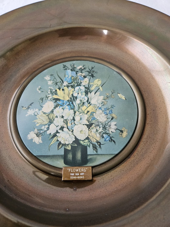 Image 1 of Targa vintage del Trafford "Fiori"
