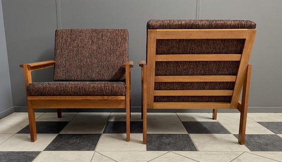 Image 1 of 2 sillones Illum Wikkelso para Niels Eilersen Dinamarca años 60 totalmente restaurados