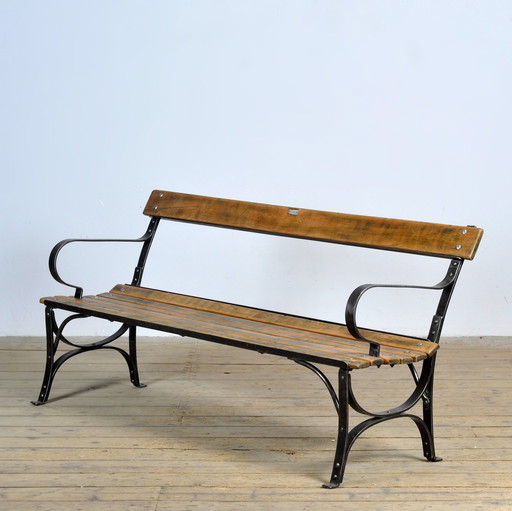 Riveted Iron Park Bench, 1920’s