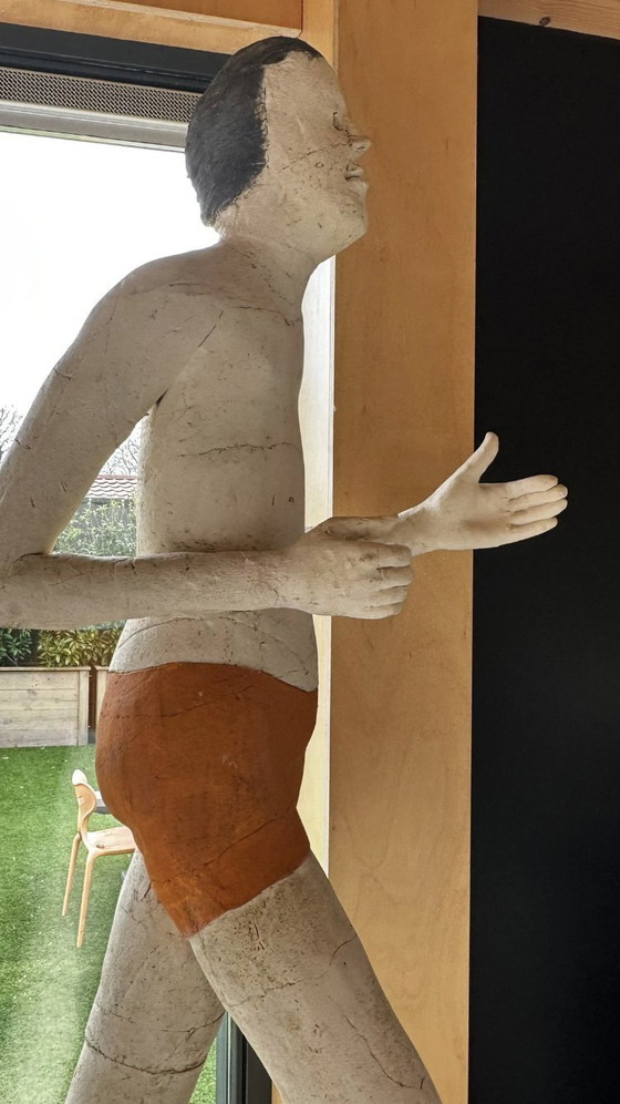 Image 1 of Mehr als die große, einzigartige Keramikskulptur von Sjer Jacobs (217 cm)