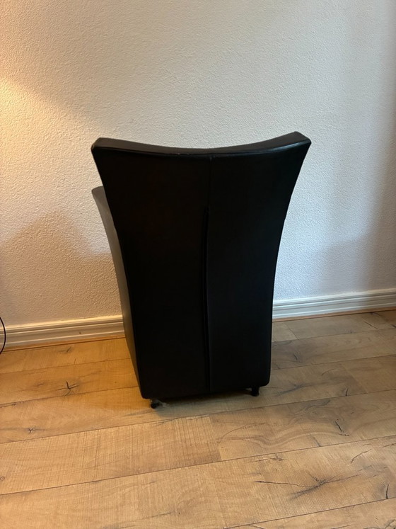 Ensemble de 3 fauteuils Montis – cuir noir – Leather (photo 8 of 13)
