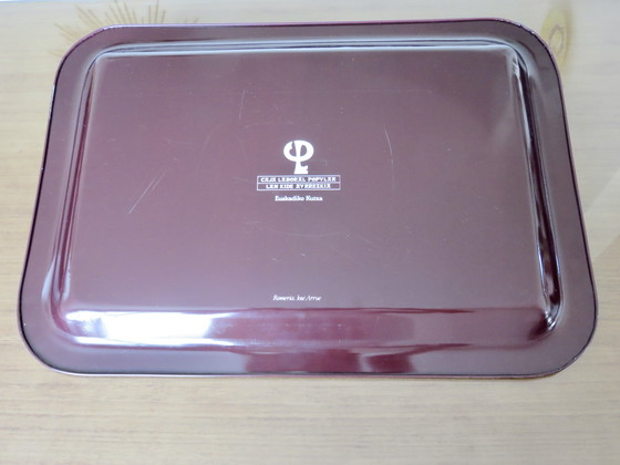 Image 1 of José Arrue "Romeria" Metallisches Serviertablett