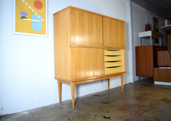 Image 1 of Credenza alta vintage WK Furniture degli anni '60, cassettiera, metà secolo