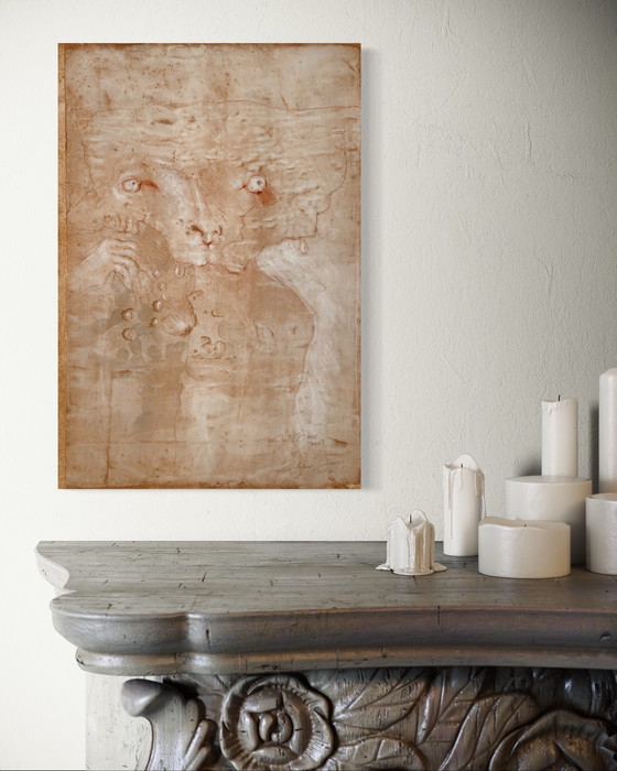 Image 1 of Robert Detheux - Surrealist painting from 2008