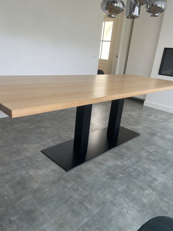 Image 1 of Floating dining table, custom-made, oak.