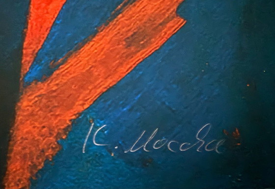 Image 1 of Karmen Moccha: "Charlie Chaplin". Giclée su velluto Hahnemühle, firmata a mano. Edizione 4/10.