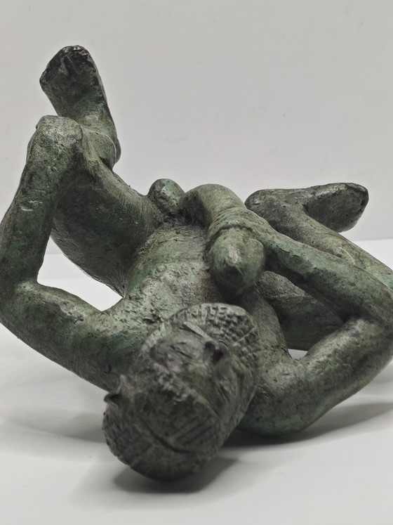Image 1 of Bronze satyr, late 19th/early 20th century