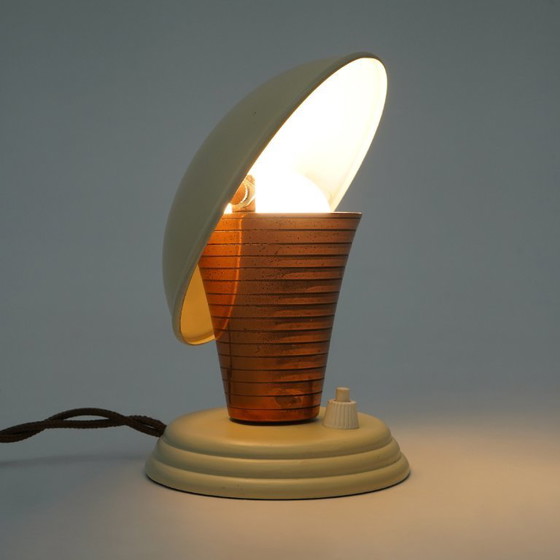 Image 1 of Bedside lamp with adjustable lampshade, 1930s
