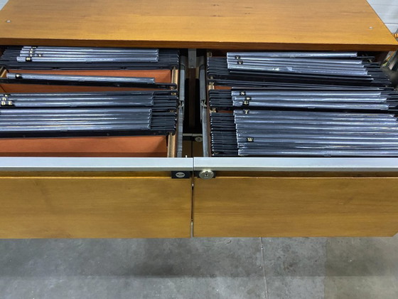 Image 1 of Desk with file cabinet and photo brochure MIM