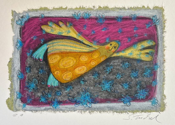 Image 1 of Zeefdruk Sabine Tuchel