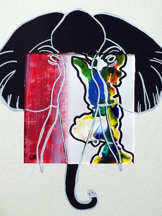 Abstract Elephant 2 – CB, Kunst, Paper (photo 2 of 9)