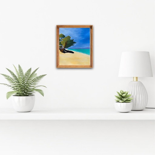 Acryl auf Leinwand 30 x 24 cm. Zum Einrahmen.