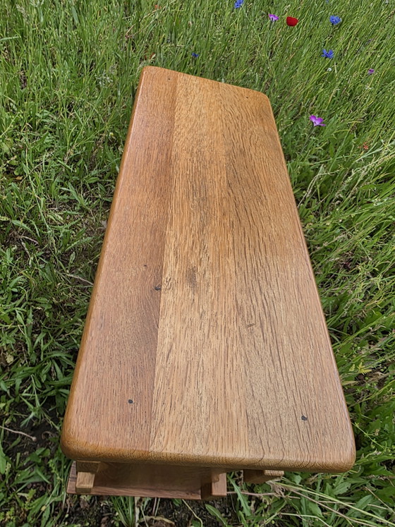 Image 1 of Solid Oak Wine Rack 8 Bottles 60s/70s
