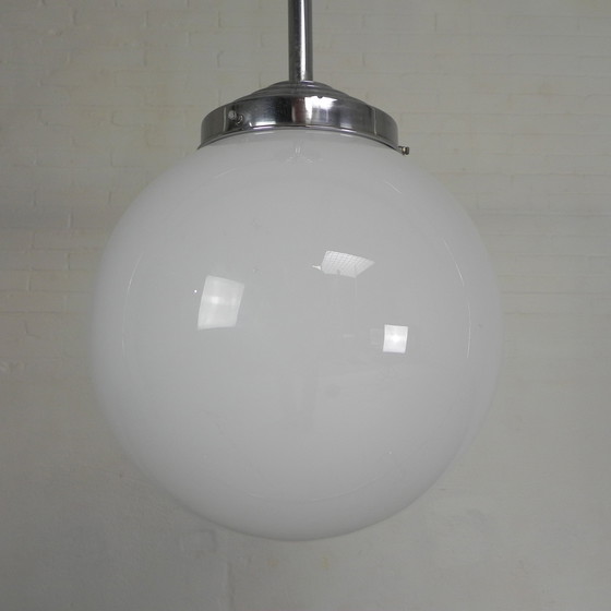 Image 1 of Lampe suspendue Art Déco avec ampoule blanche, années 1930