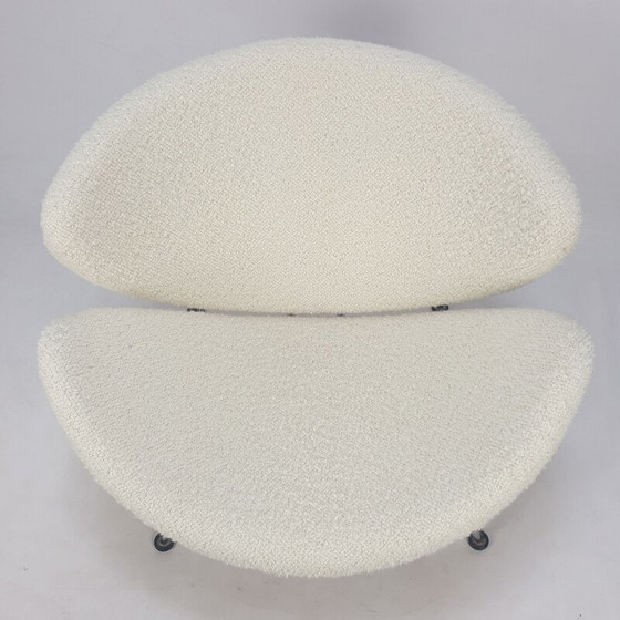 Image 1 of Fauteuil et ottoman vintage par Pierre Paulin pour Artifort, 1980