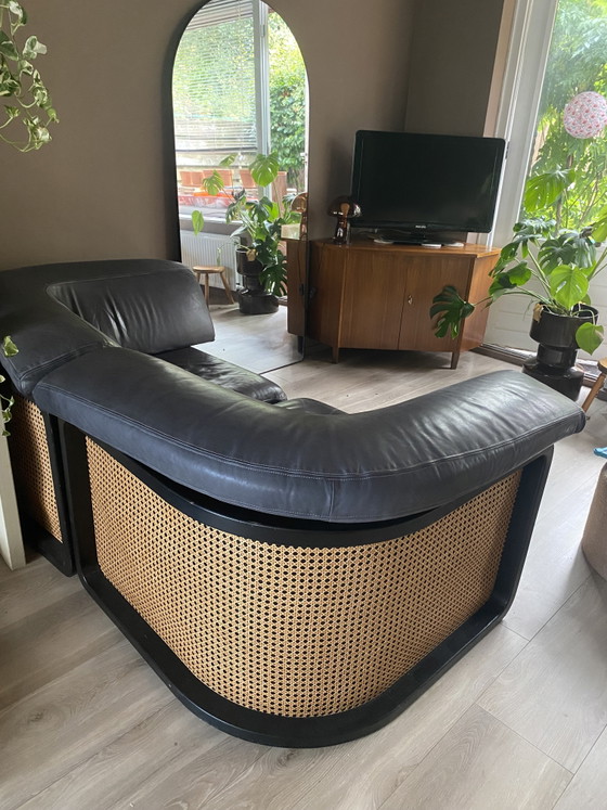 Einzigartiges Modulares Designstück – Modulare Sofas, Leather, Rattan (photo 5 of 5)