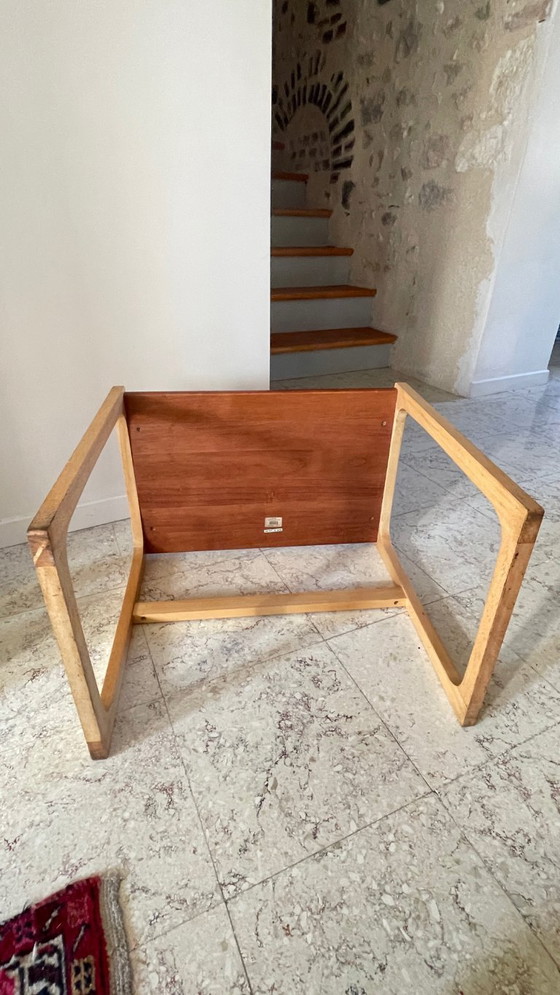 Image 1 of Tavolino da caffè vintage in legno esotico