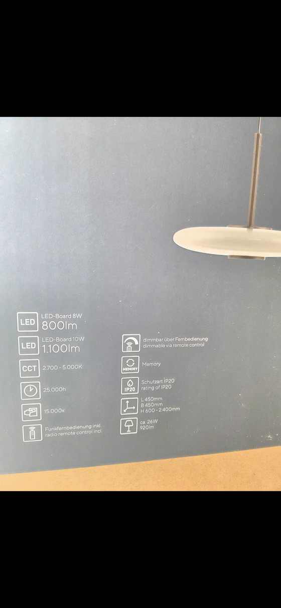 Image 1 of PURE E-Vitrum - Lampada a sospensione di design Paul Neuhaus - 45 cm - Nuovo