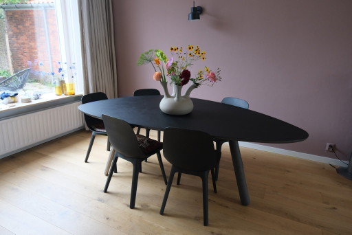 Van Castelijn Dining Table – eettafels, Wood, rvs