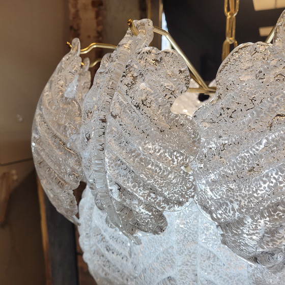 Image 1 of Lámpara de Techo / Chandelier, Mazzega, Cristal de Murano y Metal, 60’-70’s – Italia