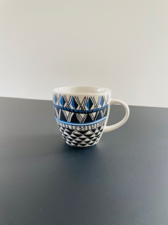 Image 1 of Set di 4 tazze di design finlandese con grafica