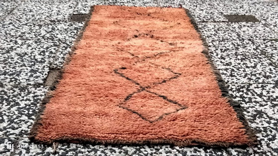 Image 1 of Handgeknoopt Berber kleed wol 183x63cm