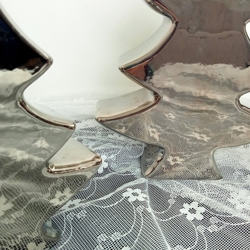 Alberi di Natale decorativi in ceramica laccata