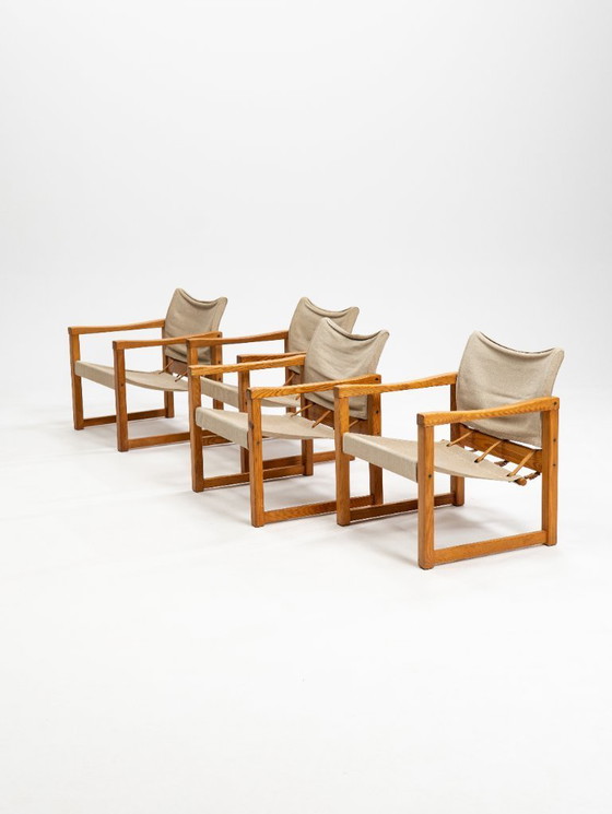 Image 1 of Midcentury Modern Set of Four Karin Mobring Armchairs Model Diana by Ikea in Sweden, 1970s