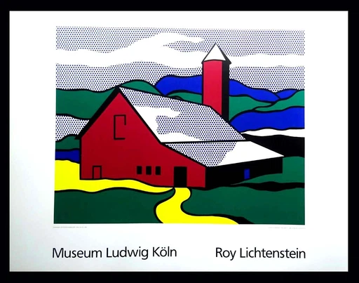 Roy Lichtenstein - Red Barn Ii 1969 - Museum Ludwig Köln - 0Ffsetlithography