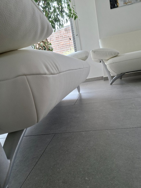 Image 1 of Rolf Benz 2-Sitzer + 3-Sitzer Lederausstattung, aufgearbeitet