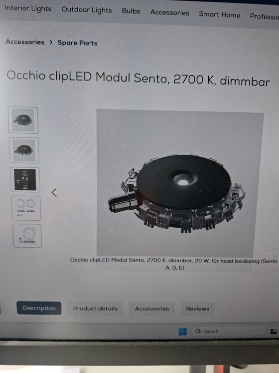 Image 1 of Occhio Sento Filo Singolo E Hängelampe