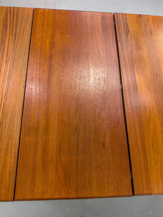 Uitschuifbare Teak Eettafel van Glostrup, jaren 70, Mid Century Modern (foto 16 van 20)