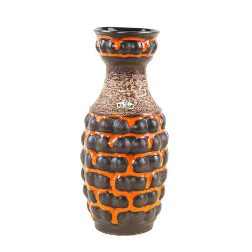 Vase en céramique, design allemand, années 1960, fabriqué en Allemagne de l'Ouest