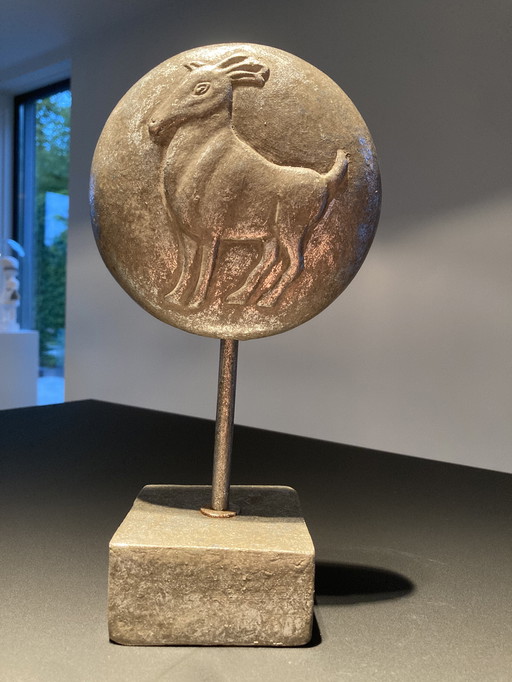 Sculpture ibex